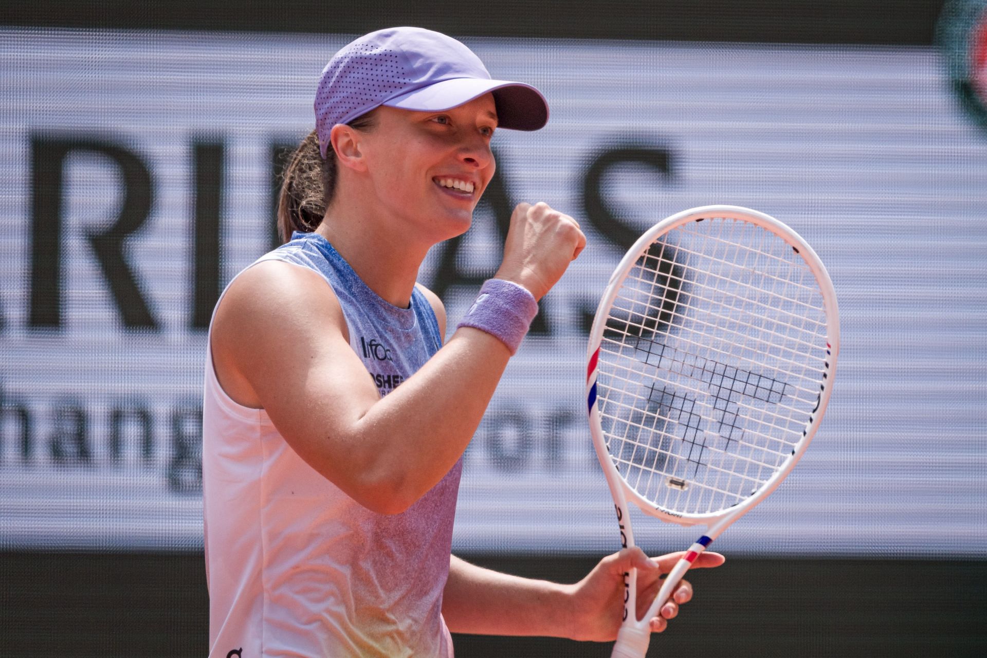 Iga Swiatek at the French Open 2025. (Photo: Getty)